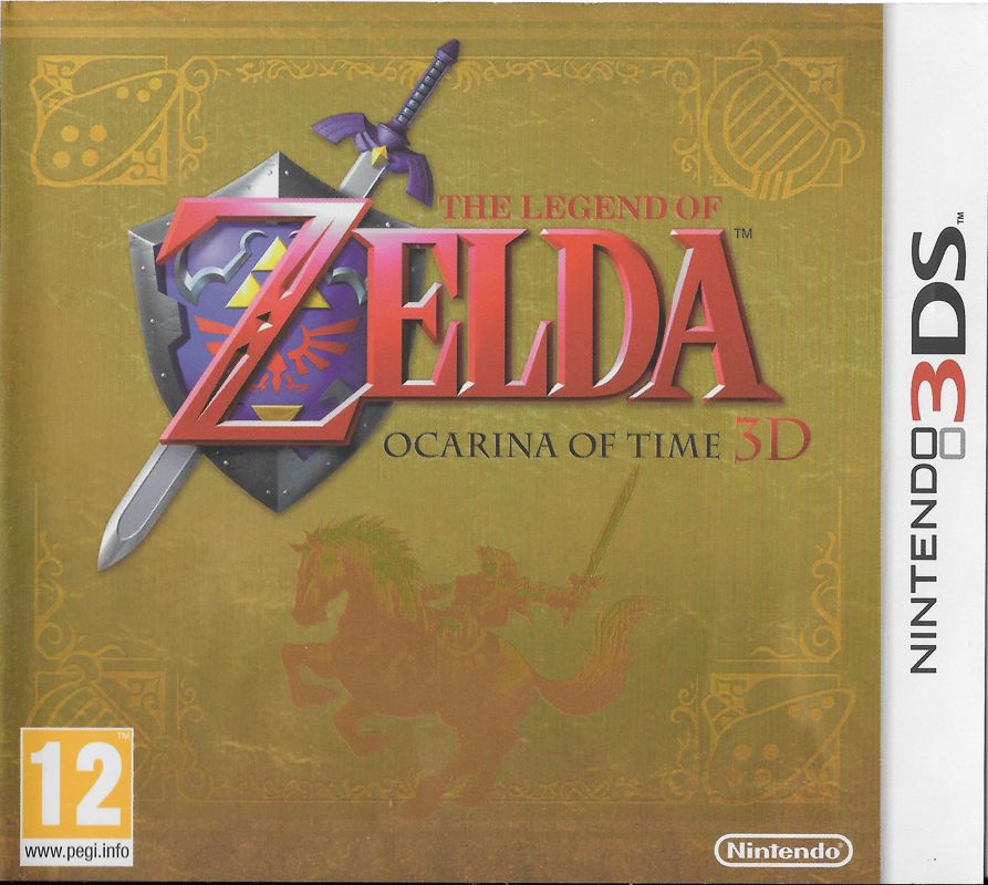 3DS The Legend of Zelda: Ocarina of Time 3D kansikuva
