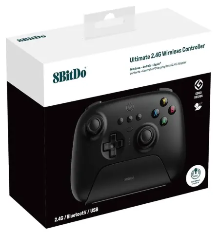 8BitDo Ultimate Controller with Charging Dock - Black (Switch) kansikuva