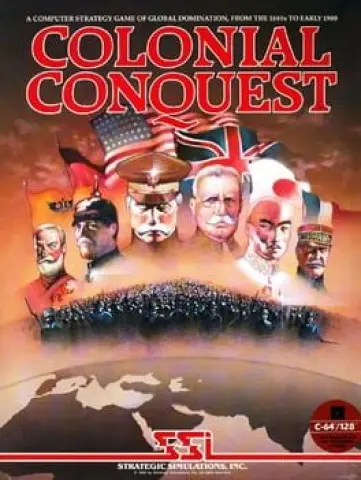 Commodore C64 Colonial Conquest cover