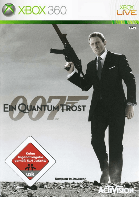 Xbox 360 007: Ein Quantum Trost cover