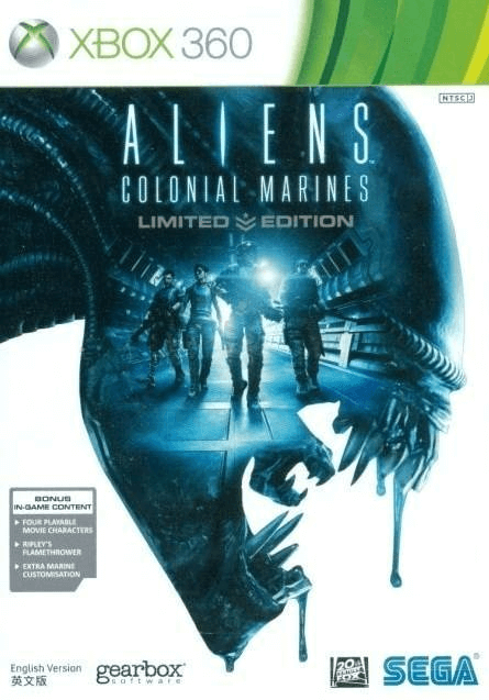 Xbox 360 Aliens: Colonial Marines Limited Edition cover