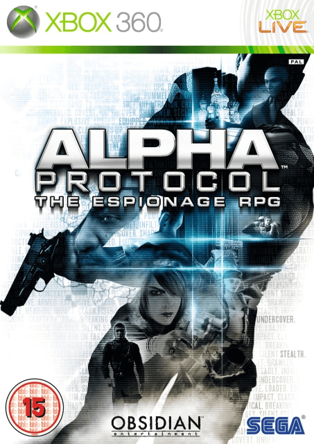 Xbox 360 Alpha Protocol kansikuva
