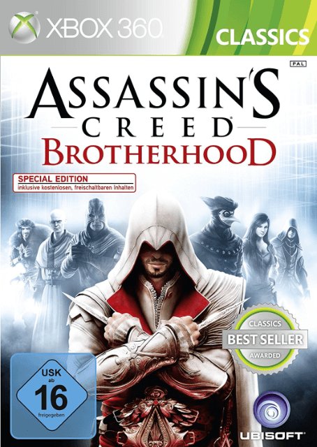 Xbox 360 Assassin's Creed: Brotherhood cover