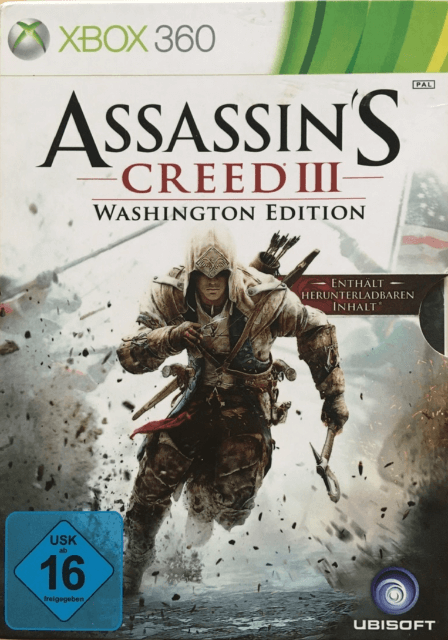 Xbox 360 Assassin's Creed III kansikuva
