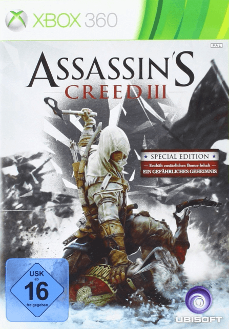 Xbox 360 Assassin's Creed III Special Edition cover