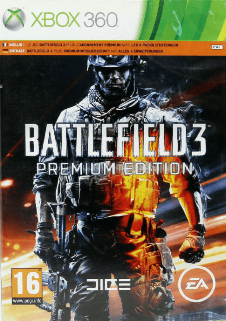 Xbox 360 Battlefield 3 cover