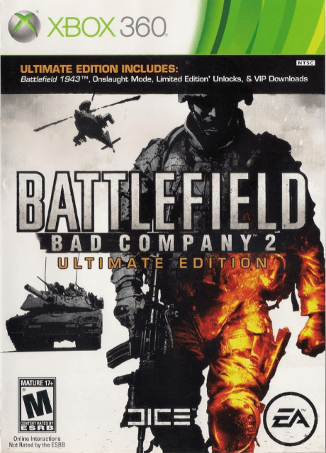 Xbox 360 Battlefield: Bad Company 2 kansikuva