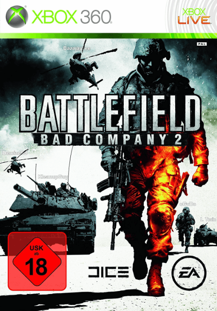 Xbox 360 Battlefield: Bad Company 2 kansikuva