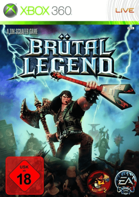 Xbox 360 Brütal Legend kansikuva