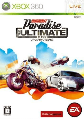 Xbox 360 Burnout Paradise kansikuva