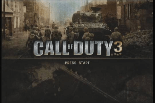 Xbox 360 Call of Duty 3 kansikuva