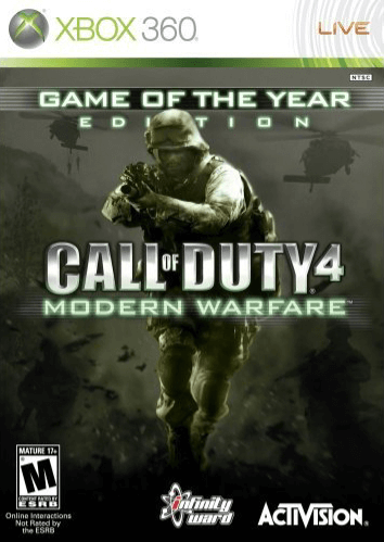 Xbox 360 Call of Duty 4: Modern Warfare cover