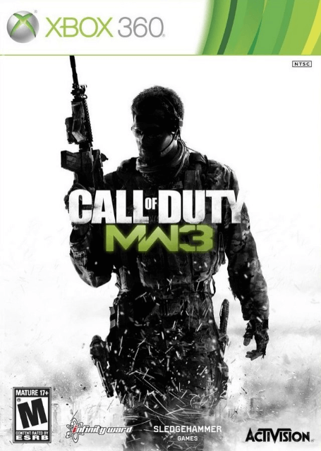 Xbox 360 Call of Duty: Modern Warfare 3 kansikuva