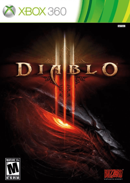 Xbox 360 Diablo III kansikuva