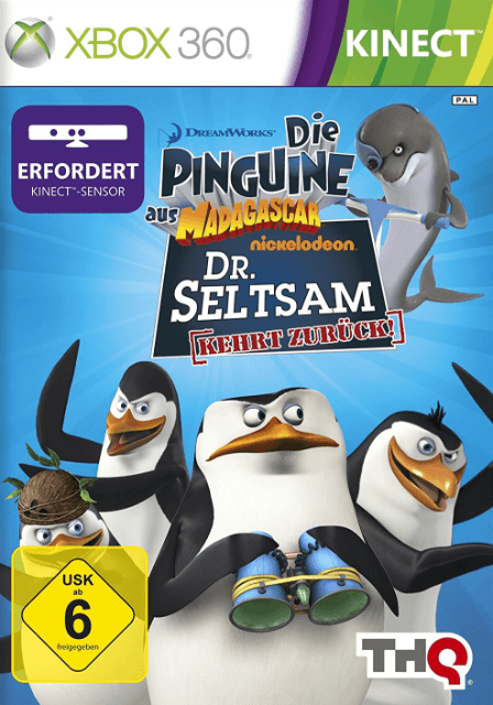 Xbox 360 Die Pinguine aus Madagascar: Dr. Seltsam kehrt zurück cover