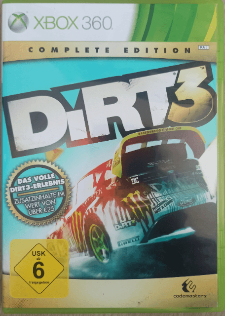 Xbox 360 DiRT 3 Complete Edition cover