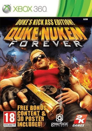 Xbox 360 Duke Nukem Forever kansikuva