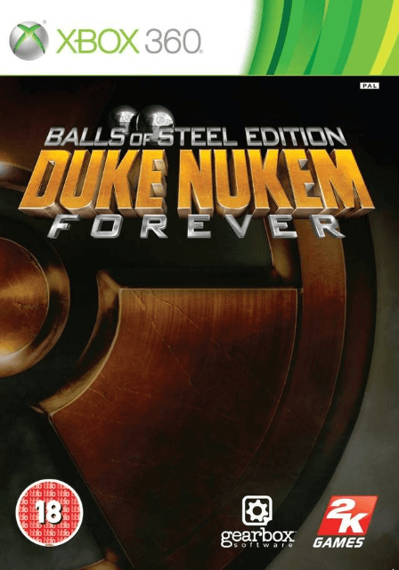 Xbox 360 Duke Nukem Forever kansikuva