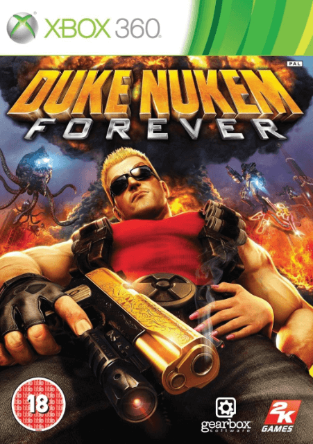 Xbox 360 Duke Nukem Forever kansikuva