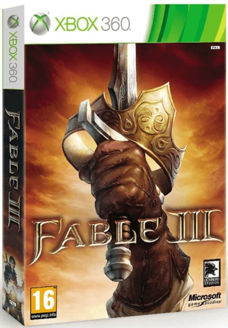 Xbox 360 Fable III kansikuva