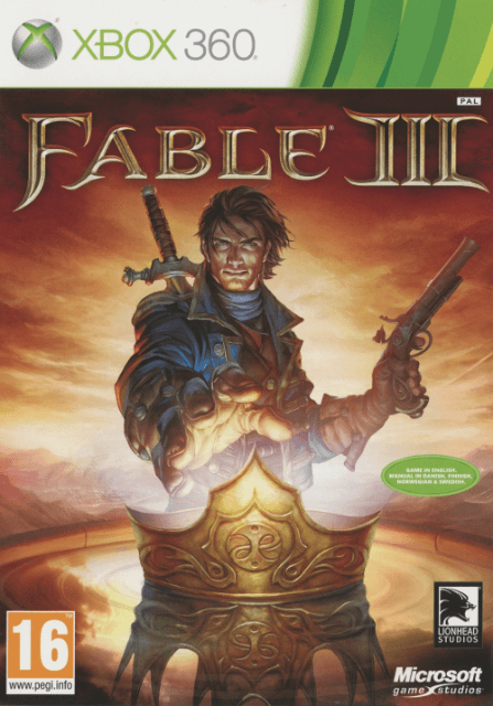 Xbox 360 Fable III cover