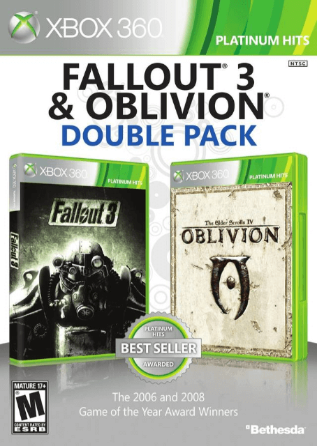 Xbox 360 Fallout 3 & Oblivion Double Pack cover