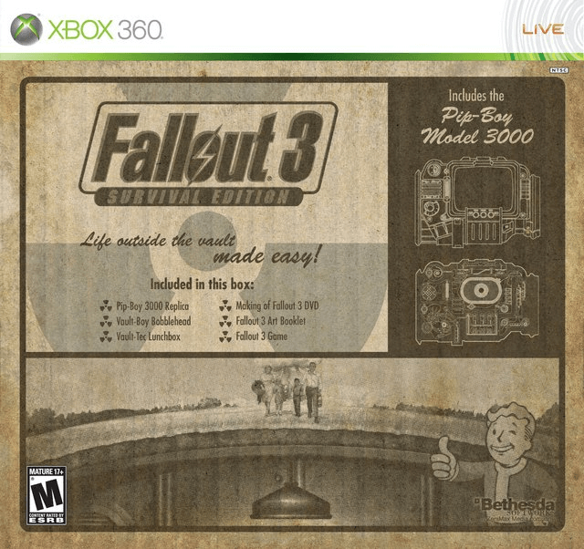 Xbox 360 Fallout 3 cover