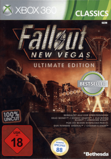 Xbox 360 Fallout: New Vegas kansikuva