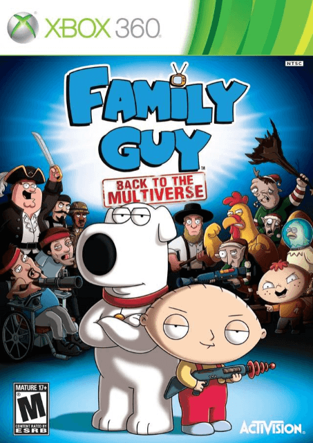 Xbox 360 Family Guy: Back to the Multiverse kansikuva