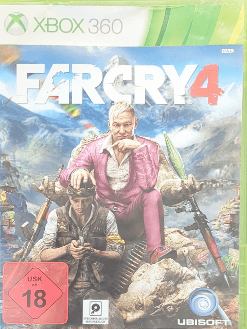 Xbox 360 Far Cry 4 kansikuva