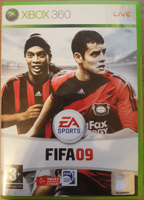 Xbox 360 FIFA 09 kansikuva