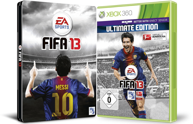 Xbox 360 FIFA 13 cover
