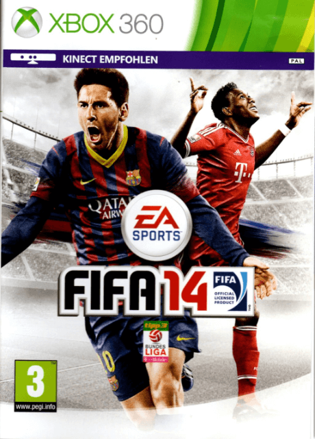 Xbox 360 FIFA 14 cover