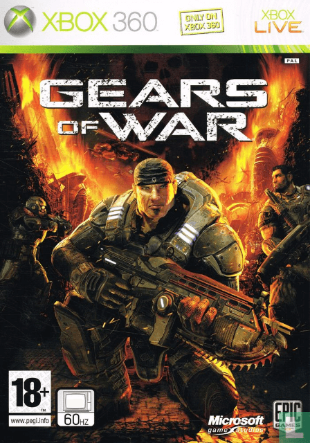 Xbox 360 Gears of War kansikuva