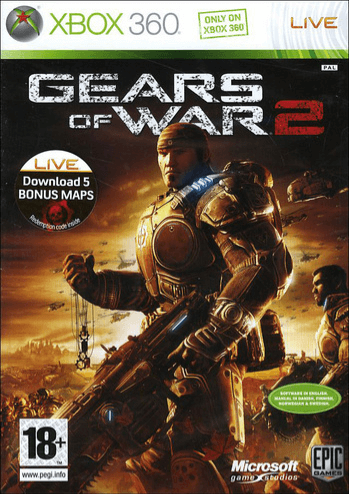 Xbox 360 Gears of War 2 cover