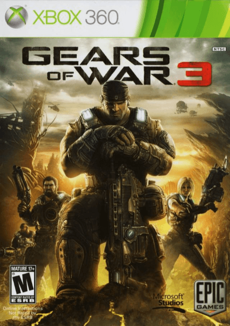Xbox 360 Gears of War 3 cover