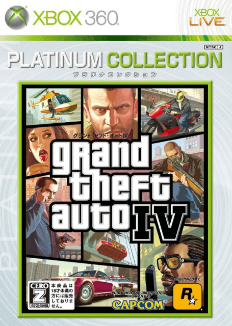 Xbox 360 Grand Theft Auto IV cover