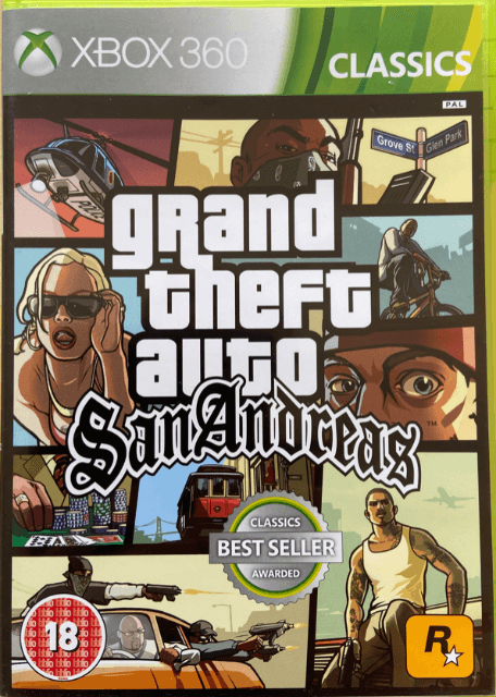 Xbox 360 Grand Theft Auto: San Andreas cover