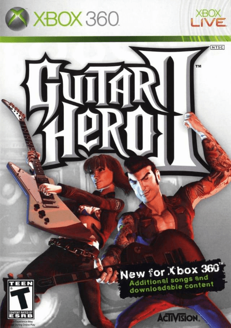 Xbox 360 Guitar Hero II cover
