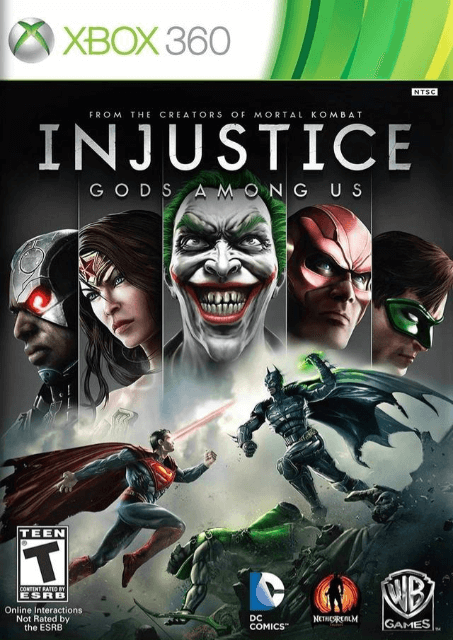 Xbox 360 Injustice: Gods Among Us cover