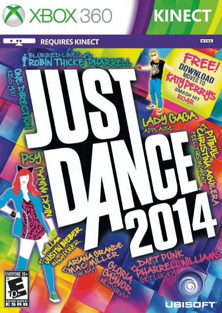 Xbox 360 Just Dance 2014 kansikuva