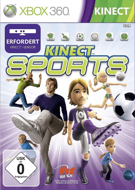 Xbox 360 Kinect Sports cover