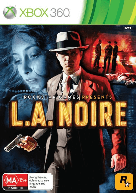 Xbox 360 L.A. Noire kansikuva