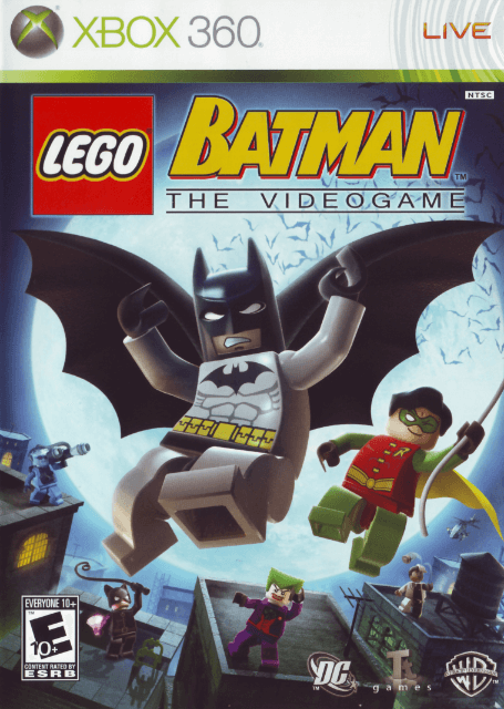 Xbox 360 LEGO Batman: The Videogame kansikuva