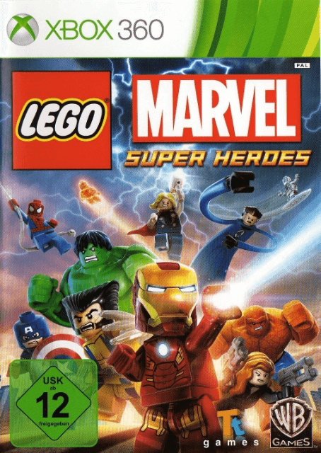 Xbox 360 LEGO Marvel Super Heroes cover