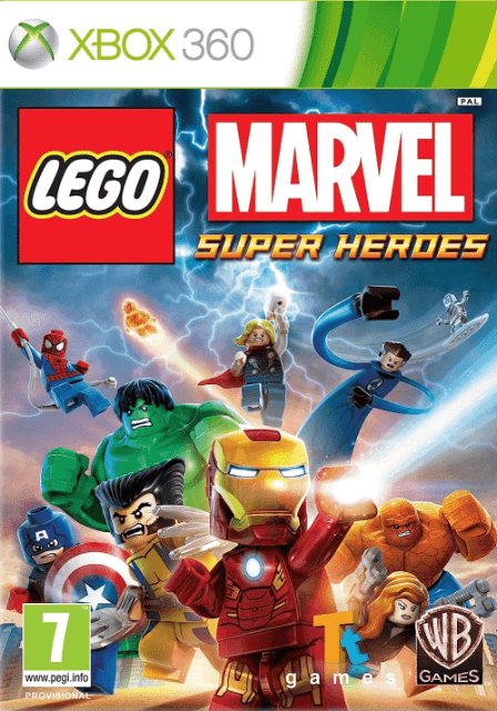 Xbox 360 Lego Marvel Super Heroes cover