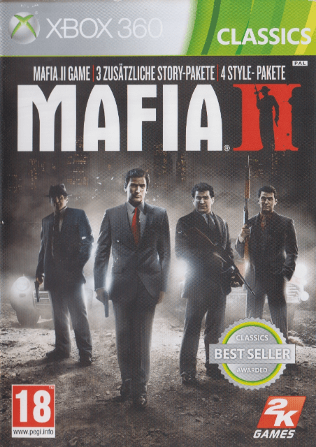 Xbox 360 Mafia II cover