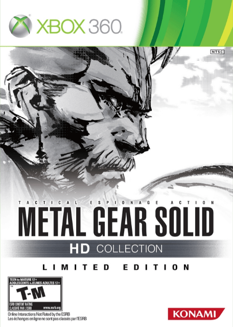 Xbox 360 Metal Gear Solid HD Collection Limited Edition cover