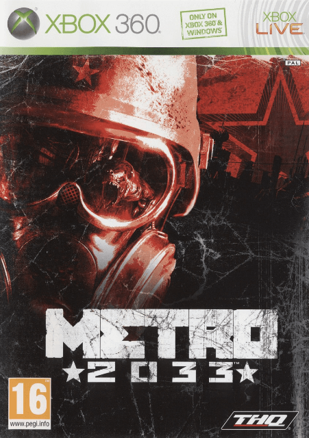 Xbox 360 Metro 2033 kansikuva
