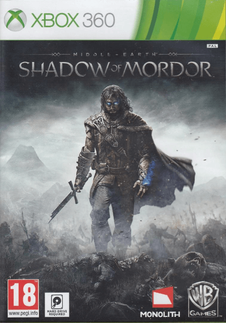 Xbox 360 Middle-earth: Shadow of Mordor kansikuva